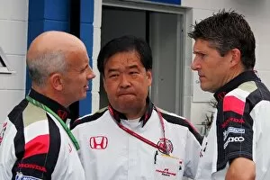 Formula One World Championship: Gary Savage Honda, Shuehi Nakamoto HRD Engineering Director And Nick Fry Honda Racing