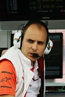 Images Dated 24th July 2010: Formula One World Championship: Gianpiero Lambiase Force India F1 Engineer