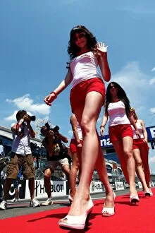 Images Dated 10th June 2010: Formula One World Championship: Grid girl