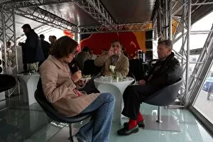 Images Dated 7th July 2005: Formula One World Championship: Guests in the Red Bull energy station