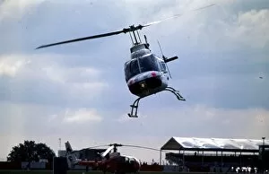 Formula One World Championship: Helicopters turn Silverstone Circuit into the busiest Heliport in the World for a few