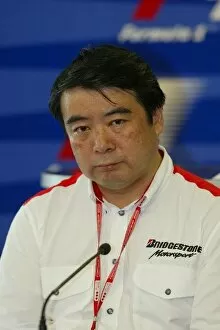 Images Dated 11th October 2002: Formula One World Championship: Hirohide Hamashima Head of Bridgestone Tyre Development