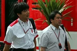 Images Dated 26th August 2004: Formula One World Championship: Hisao Suganuma Bridgestone Motorsport Technical Manager