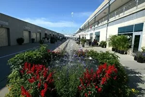 Images Dated 20th June 2004: Formula One World Championship: The Indianapolis paddock area, Gasoline Alley'
