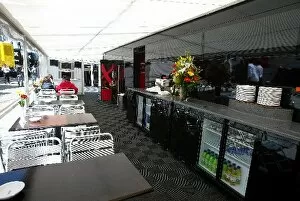 Images Dated 22nd April 2004: Formula One World Championship: The interior of the Minardi motorhome
