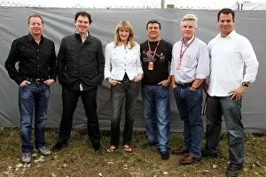 Images Dated 31st October 2008: Formula One World Championship: The ITV-F1 team at their final GP