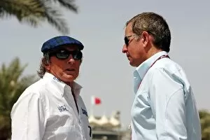 Images Dated 5th April 2008: Formula One World Championship: Jackie Stewart with Martin Brundle