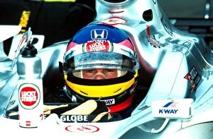 Usa Collection: Formula One World Championship: Jacques Villeneuve BAR Honda 002, 4th despite a spin