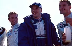 Formula One World Championship: Jacques Villeneuve, Williams FW19, 4th place with fellow drivers David Coulthard