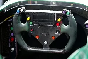 Images Dated 3rd July 2003: Formula One World Championship: Jaguar R4 steering wheel