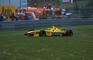 Images Dated 26th June 2001: Formula One World Championship: Jarno Trulli Jordan Mugen Honda EJ10 retires