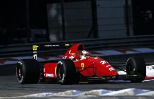 Italy Collection: Formula One World Championship: Jean Alesi Ferrari F92AT qualified third but retired on lap 13