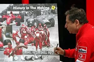 2005 Gallery: Formula One World Championship: Jean Todt Ferrari Sporting Director at the Shell Ferrari contract