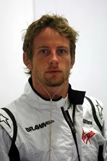 Sao Paulo Gallery: Formula One World Championship: Jenson Button Brawn Grand Prix
