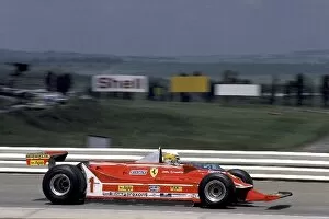 1980 Collection: Formula One World Championship: Jody Scheckter Fiat Ferrari 312T-5