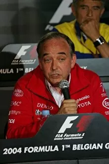 Images Dated 27th August 2004: Formula One World Championship: John Howett President of Toyota F1 in the FIA press conference