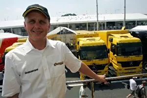 Images Dated 29th July 2005: Formula One World Championship: Johnny Herbert is the new Jordan Sporting Relations Manager