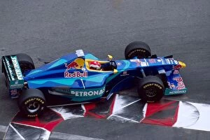 Monaco Gallery: Formula One World Championship: Johnny Herbert Sauber Petronas C18