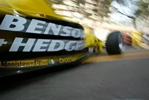 Images Dated 29th May 2003: Formula One World Championship: A Jordan EJ13 leaves the pits