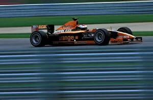 Formula One World Championship: Jos Verstappen Arrows Supertec A21 retired in an accident on lap 35