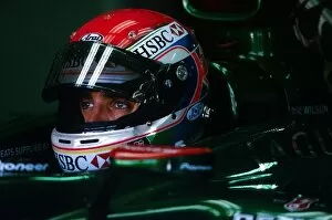 Images Dated 4th August 2003: Formula One World Championship: Justin Wilson Jaguar R4, on his first outing with Jaguar