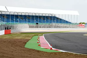 Images Dated 5th July 2010: Formula One World Championship: Kerbing and grandstand