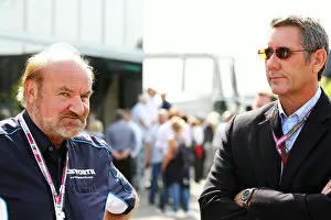 Images Dated 12th September 2010: Formula One World Championship: Kevin Kalkhoven Cosworth Owner and Tony George