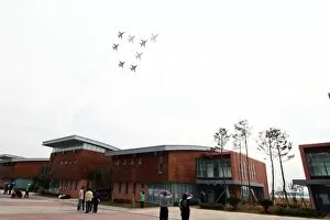 Images Dated 23rd October 2010: Formula One World Championship: Korean Air Force display over the paddock