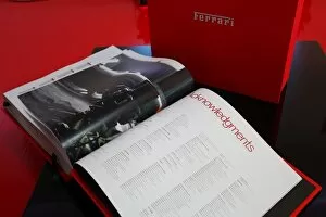 Images Dated 12th November 2010: Formula One World Championship: The launch of the Ferrari Opus Book