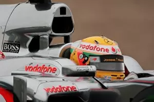Formula One World Championship: Lewis Hamilton McLaren MP4 / 25 running different air box configuration