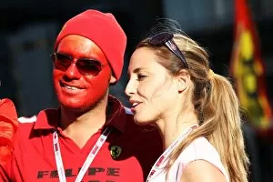 Images Dated 11th September 2010: Formula One World Championship: Linn Gothall Pilot with Ferrari fan