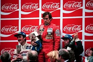 Images Dated 26th November 2001: Formula One World Championship: There was little to celebrate for race winner Carlos Reutemann