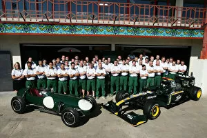 Best Images Collection: Formula One World Championship: Lotus celebrate their 500th GP