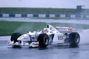 Images Dated 28th June 2001: Formula One World Championship: Luciano Burti test drives a Stewart SF1 for the second time