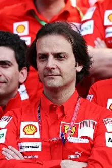 Images Dated 29th April 2008: Formula One World Championship: Luigi Fraboni during the Ferrari team picture