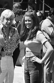 1969 Collection: Formula One World Championship: Lynne Oliver wife of Jackie Oliver