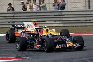 Images Dated 19th October 2008: Formula One World Championship: Mark Webber Red Bull Racing RB4