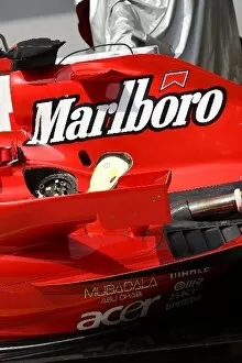 Images Dated 4th October 2007: Formula One World Championship: Marlboro branding on the Ferrari