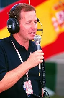 Images Dated 2nd August 2001: Formula One World Championship: Martin Brundle Former F1 driver now ITV Commentator