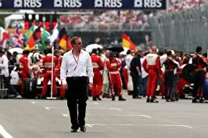 Images Dated 8th June 2008: Formula One World Championship: Martin Brundle on the grid