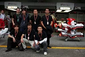 Images Dated 5th October 2006: Formula One World Championship: Massa Okikura Convex International with Phiten guests