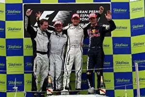 Formula One World Championship: Matt Deane Brawn Grand Prix Engineer with Rubens Barrichello Brawn Grand Prix