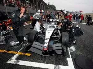 Images Dated 25th October 2004: Formula One World Championship: McLaren on the grid