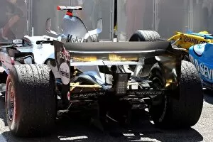Images Dated 8th May 2005: Formula One World Championship: The McLaren MP4 / 20 of Race winner Kimi Raikkonen in Parc Ferme
