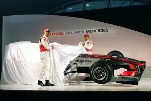 Formula One World Championship: McLaren MP4 / 25 Launch, Vodafone UK Headquarters, Newbury, England
