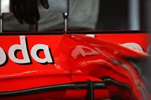 Images Dated 3rd April 2010: Formula One World Championship: McLaren MP4 / 25 rear wing
