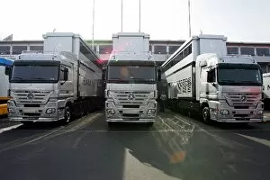 Images Dated 4th May 2006: Formula One World Championship: McLaren Transporters