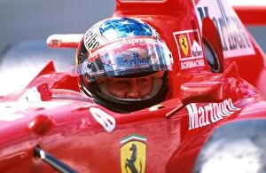 Images Dated 8th January 2001: Formula One World Championship: Michael Schumacher, Ferrari F310B, 1st place