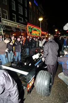 Images Dated 28th January 2005: Formula One World Championship: Minardi Pre-Launch Party, Cineac, Regulierbreestraat, Amsterdam