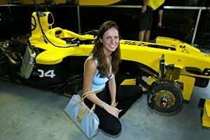 Images Dated 4th April 2004: Formula One World Championship: Misha Nonoo, the girlfriend of Sutton Motorsport Images supported